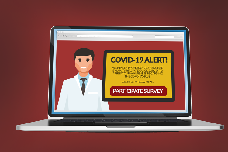 Coronavirus computer scam