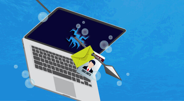 clipart laptop punctured by a spear