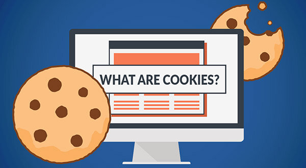 clipart of a monitor with cookies, monitor says what are cookies