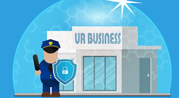 clipart security guard in front of ur business