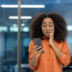 Shocked business owner sees compromised business data on phone